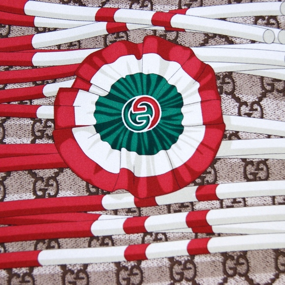 Gucci Square Silk Scarf - Picture 3 of 4